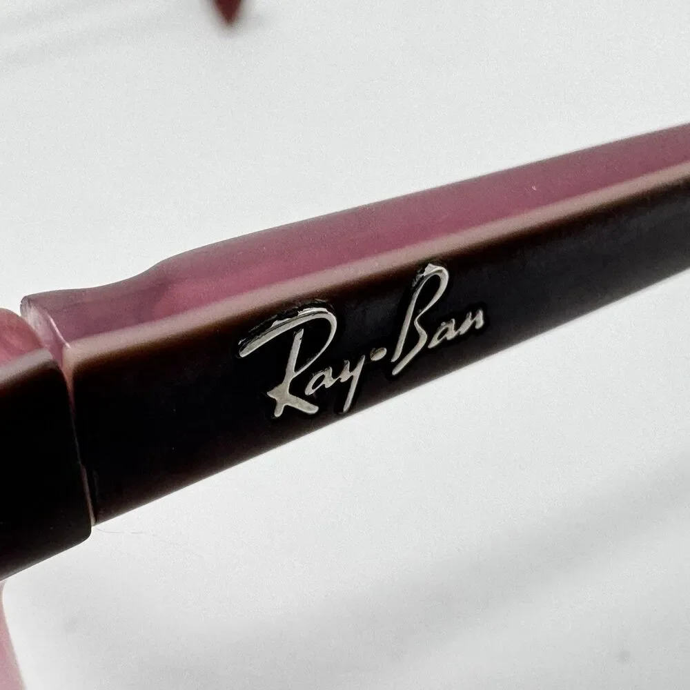 Ray-Ban RB5298 5386 Matte Brown Opal Pink Eyeglass Frames 53-17-135 Authentic